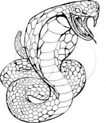 With the distinctive body marks, you can… King Cobra Coloring Pages