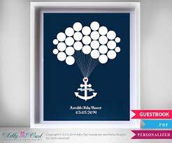 Nautical Guest Book Alternative For Baby Shower With Anchor Birthday Briday Shower Wedding Wall D Baby Shower Book Baby Boy Shower Trendy Baby Shower Themes