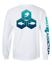 Our sun protective clothing is designed for active people, and has guaranteed upf 50 +technology built it. Fishing Shirts Tops Salt Addiction Apparel Women S Saltwater Fishing T Shirt Ocean Life Permit Fishing Equipment Supplies