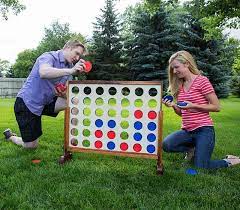 Giant 4 Connect In A Row In 2021 Fun Outdoor Games Yard Games Giant Connect Four