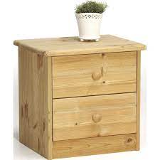 Voir plus d'idées sur le thème chevet, mobilier de salon, meuble en pin massif. Table De Chevet En Pin Massif Avec 2 Tiroirs Dim 42 X 35 X 41 Cm Cdiscount Maison