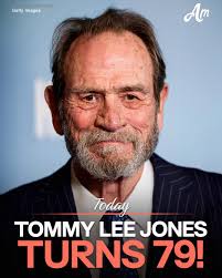 Celebrating Tommy Lee Jones at 79! 🎂✨ An icon of the screen whose talent  and intensity have defined decades of film. Wishing him joy and celebration  today. 🎬