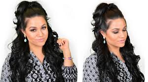 Khloe Kardashian Half Up High Ponytail Hairstyle Using Clip In Hair Extensions Luxury For Princess High Ponytail Hairstyles Half Up Hair Pony Hairstyles