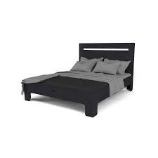 Einzelbett zum doppelbett 140x200 funktionsbett bett mit stauraum 120x200 bett inklusive matratze bett 200x200 holz betten kaufen. Bett Tu L Aus Massivholz In Schwarz 200x200 Cm