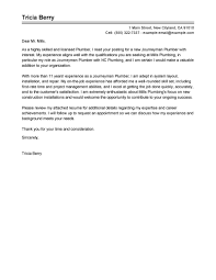 We have a few tips right here. Best Journeyman Plumber Cover Letter Examples Livecareer