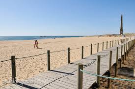 The pier built right on the mouth of the river and where there's a small lighthouse. Porto S Praia Dos Ingleses Gail At Large