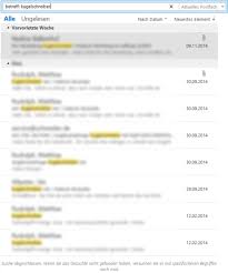 Outlook Suche Verfeinern Mit Speziellen Suchkriterien