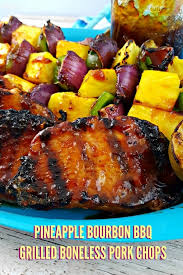 Maybe you would like to learn more about one of these? Pineapple Bourbon Bbq Grilled Boneless Pork Chops Juggling Act Mama