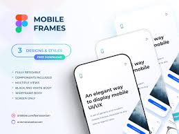 Drag and drop ui elements to the page, then rearrange and resize. Free Flat Mobile Frame Figma Mockups Xd File