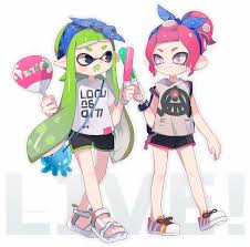 popsicles splatoon splatoon nintendo splatoon anime