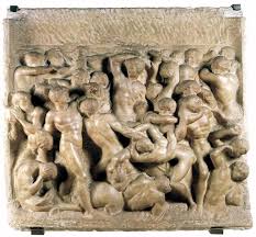 battle of the lapiths and centaurs michelangelo michelangelo sculpture michelangelo renaissance art