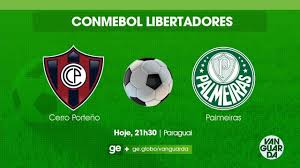 Palmeiras enfrenta o Cerro Porteño, fora de casa, pela Libertadores