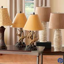 Jhy design set of 2 metal table lamp battery powered 10.5 tall cordless lamp light with edison style bulb battery operated great for living room bedroom parties indoors outdoors (bamboo leaves) 4.4 out of 5 stars 88. Boscov S Light Up Your Home With New Table Lamp Pairs From Ashley Http Ow Ly Vlcn30ntwaj Facebook