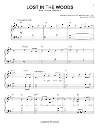 'it's a small world', 'under the sea', 'feed the birds', and 'can you feel. Lost In The Woods From Disney S Frozen 2 Easy Piano Sheet Music