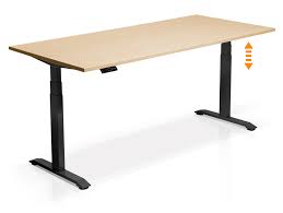 Fmd eckschreibtisch »barrys«, eckschreibtisch mit umbauregal, weiß. Office One Elektrisch Hohenverstellbarer Schreibtisch Stehtisch Material Dekorspanplatte 120x80 Cm Ahornfarbig Schwarz