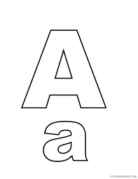 The first 2 posts ( letter a through l, and. Letter A Coloring Pages Uppercase Lowercase Coloring4free Coloring4free Com