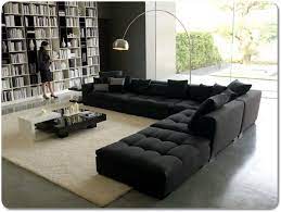 Black Sectional Sofa In A Huge Library Like Office Check It Out At Http Decor Viralcreek Com Black Sectional Sofa Huge Li Deco Maison Salle De Sejour Maison
