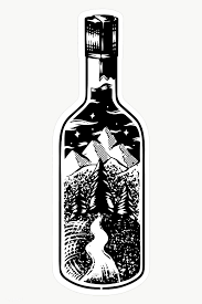 Black And White Png Sticker Download Premium Png Of Adventure And Wanderlust Concept Transparent Png Black And White Stickers Image Fun Bubble Stickers