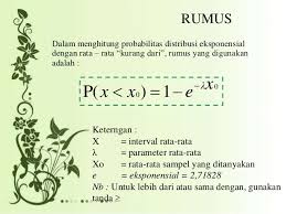 Distribusi Eksponensial