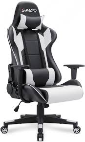 Numerous studies back an office chair that reclines as the best for people with lower back pain. Amazon Com Homall Gaming Chair Office Chair High Back Computer Chair Leather Desk Chair Racing Executive Ergonomic Adjustable Swivel Task Chair With Headrest And Lumbar Support White Furniture Decor