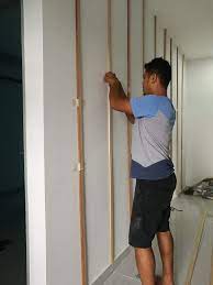 Lagi nyari ide buat cat ruang tamu ? Diy Hiasan Dinding Ruang Tamu Guna Wall Panel Lawa Jimat