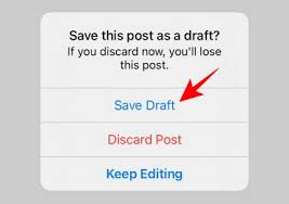 The ability to save draft posts in pages. How To Find Drafts On Facebook App