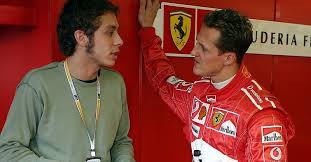 Michael schumacher is undoubtedly one of the most recognizable faces in the world. Video Valentino Rossi Stunned Michael Schumacher During 1st Ferrari F1 Test