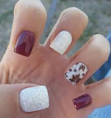 Acrylic nails are the hottest trend and the easiest way to add length and glam to your nails. 15 Autumn Acrylic Nail Art Designs Ideas 2017 Fall Nails Fabulous Nail Art Designs