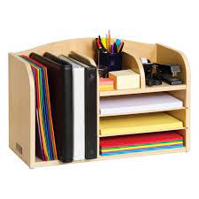 That's where desk organizers can help, giving you everything you need to be productive at home. Guidecraft Classroom Furniture High Desk Organizer Desktop Organization Desk Organization Desk Organizers