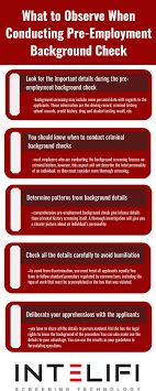 What To Observe When Conducting Pre Employment Background Check Employment Background Check Criminal Background Check Background Check