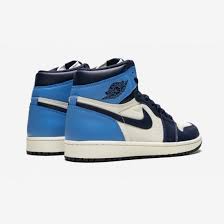 Ab da an erschien (fast) jedes jahr ein neues jordan modell, zum. Air Jordan 1 High Og Obsidian University Blau 555088 140 Sail Obsidian University Blau Basketballschuhe Air Jordan 1 Herren