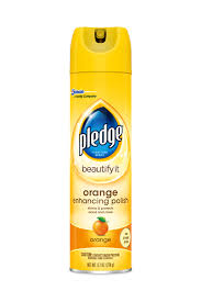 Pledge Lemon Enhancing Polish Orange Clean Pledge Furniture Polish Multisurface Cleaner Lemon Cleaning