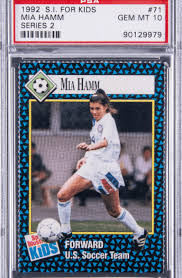 Maybe you would like to learn more about one of these? Still In The Cards Mia Hamm Rookie Card Brings A Record 34 440 At Auction Front Row Soccer