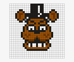 Pixilart, free online drawing editor and social platform for all ages. Freddy Fazbear Kandi Pattern Freddy Fazbear Pixel Art Grid Png Image Transparent Png Free Download On Seekpng