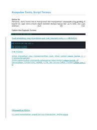 Kumpulan Tools Termux