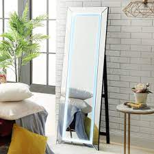 3.8 out of 5 stars with 37 ratings. Buy Inspired Home Hana Led Full Length Mirror Floor Standing Touch Sensor Light Bedroom Mirrored Frame Foldable Clear Online In Turkey 743372075
