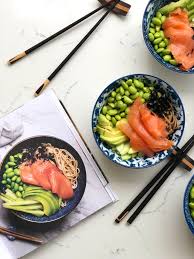 4 ounces wild caught smoked salmon. Smoked Salmon And Soba Noodle Bowl From Kelli Foster S New Book Buddha Bowls