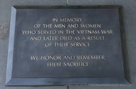 It shows that 14,844 marines were killed in the vietnam conflict. Vietnam Veterans Exposed To Agent Orange Memorialized