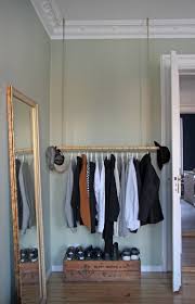 Vier ideen für den flur| wohnidee, garderobe neu gestalten, garderobe selbst gestalten. Kleiderstange Selber Bauen Die Diy Alternative Zum Kleiderschrank