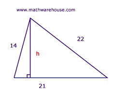 To practice applying the conventional area of a triangle formula to find the height, given the triangle's area and a base. Find Height Of Triangle Given Area Step By Step Tutorial With Examples And Pictures