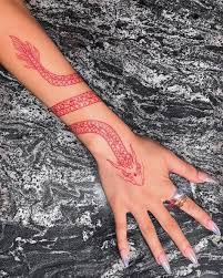 Arm Black And Red Dragon Tattoo Body Painting Dragon Sleeve Tattoos Dragon Sleeve Tattoos For Guys Dragon S In 2020 Dragon Tattoo For Women Red Ink Tattoos Dragon Sleeve Tattoos