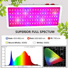 Light spectrum for growing plants. Toad 1000w Led Grow Light Full Spectrum Grow Lights With Dual Switch Daisy Chain Plants Growing Lamp For Hydroponic Indoor Plants Veg And Flower Dual Chips 10w Leds 100pcs Pricepulse