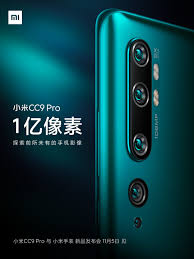 Xiaomi Mi Cc9 Pro With 5 Cameras Including 108mp Samsung Lens To Launch On 5th Of November Mighty Gadget Blog Uk Technology News And Reviews T Mobile Phones Samsung Phone Xiaomi