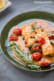 Pochierter Kabeljau In Tomatensosse Rezept Kitchen Stories Rezept Kabeljau Rezept Tomatensosse Rezept Heilbutt Rezept