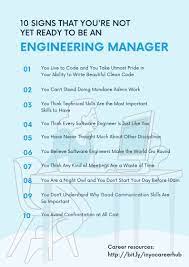 10 Signs That You Are Not Ready To Be An Engineering Manager Yet Personal Development Plan Template Leadership Strategies Technology Careers