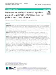 Was wenn ich allein unterwegs bin und bei einem unfall 10. Pdf Development And Evaluation Of A Patient Passport To Promote Self Management In Patients With Heart Diseases