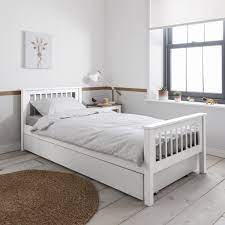 Compton mid sleeper single bed frame with desk. Hampshire Single Bed Frame In White Noa Nani
