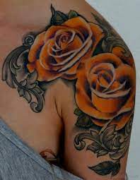 Moreover, gray and black colors of the pattern in all countries are considered to be the symbol of the loss. 78 Contemporary Rose Shoulder Tattoos