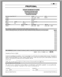 free job proposal templates