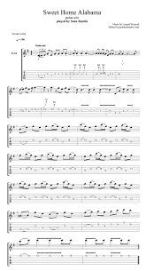 Lynyrd Skynyrd Sweet Home Alabama Solo Tab Pdf Guitar Tab Guitar Pro Tab Download Electric Guitar Solo Acoustic Guitar Lessons Guitar Songs Guitar Solo